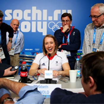 Lizzie Yarnold Interview at Sochi Winter Olympics