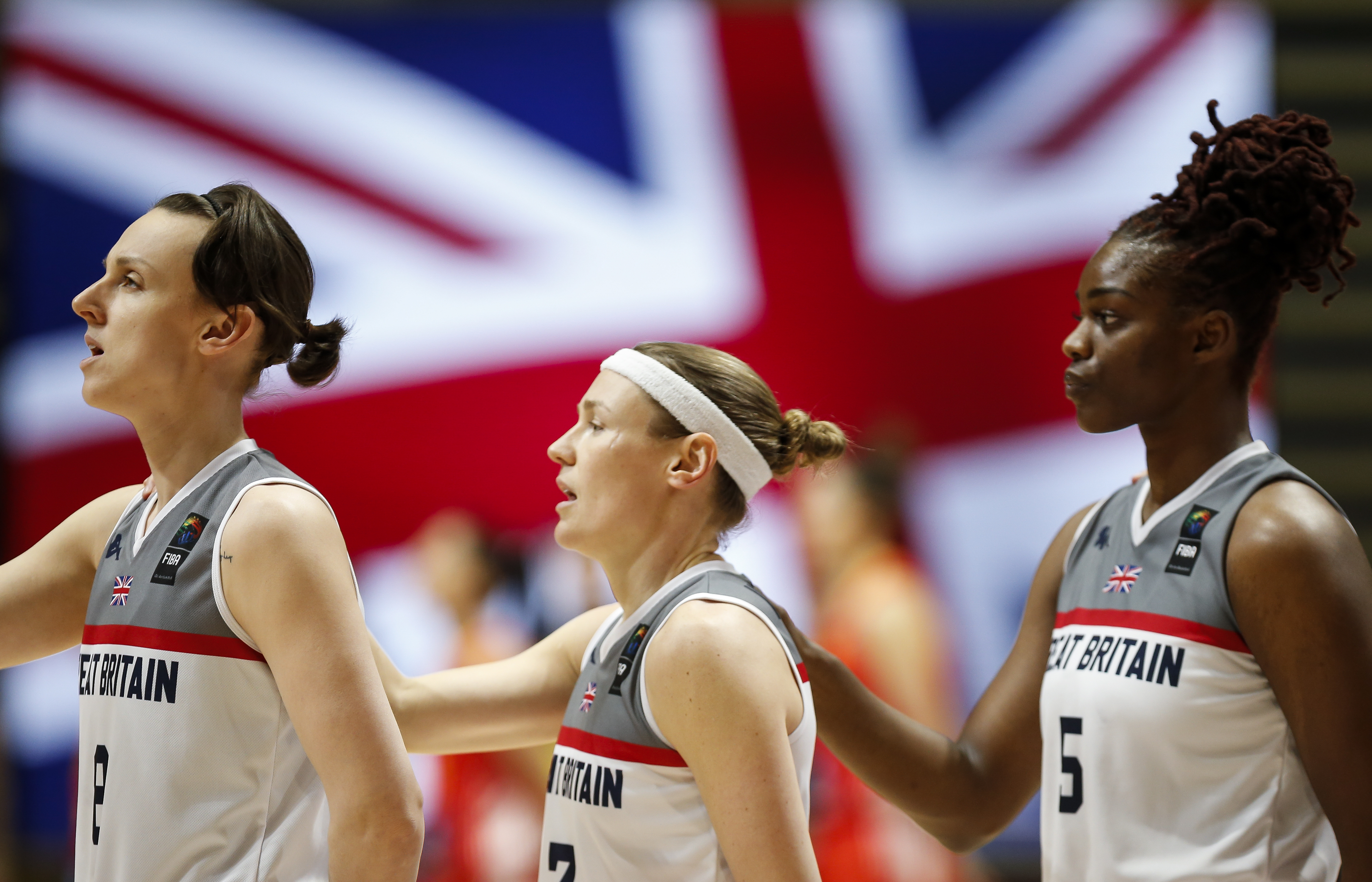 British Basketball players pre Games