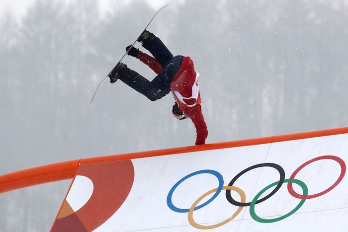 Billy Morgan at the Winter Olympics
