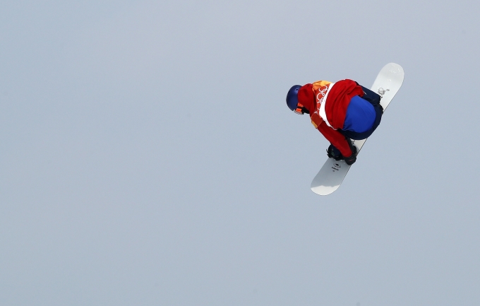 Billy Morgan at the 2018 Winter Olympics
