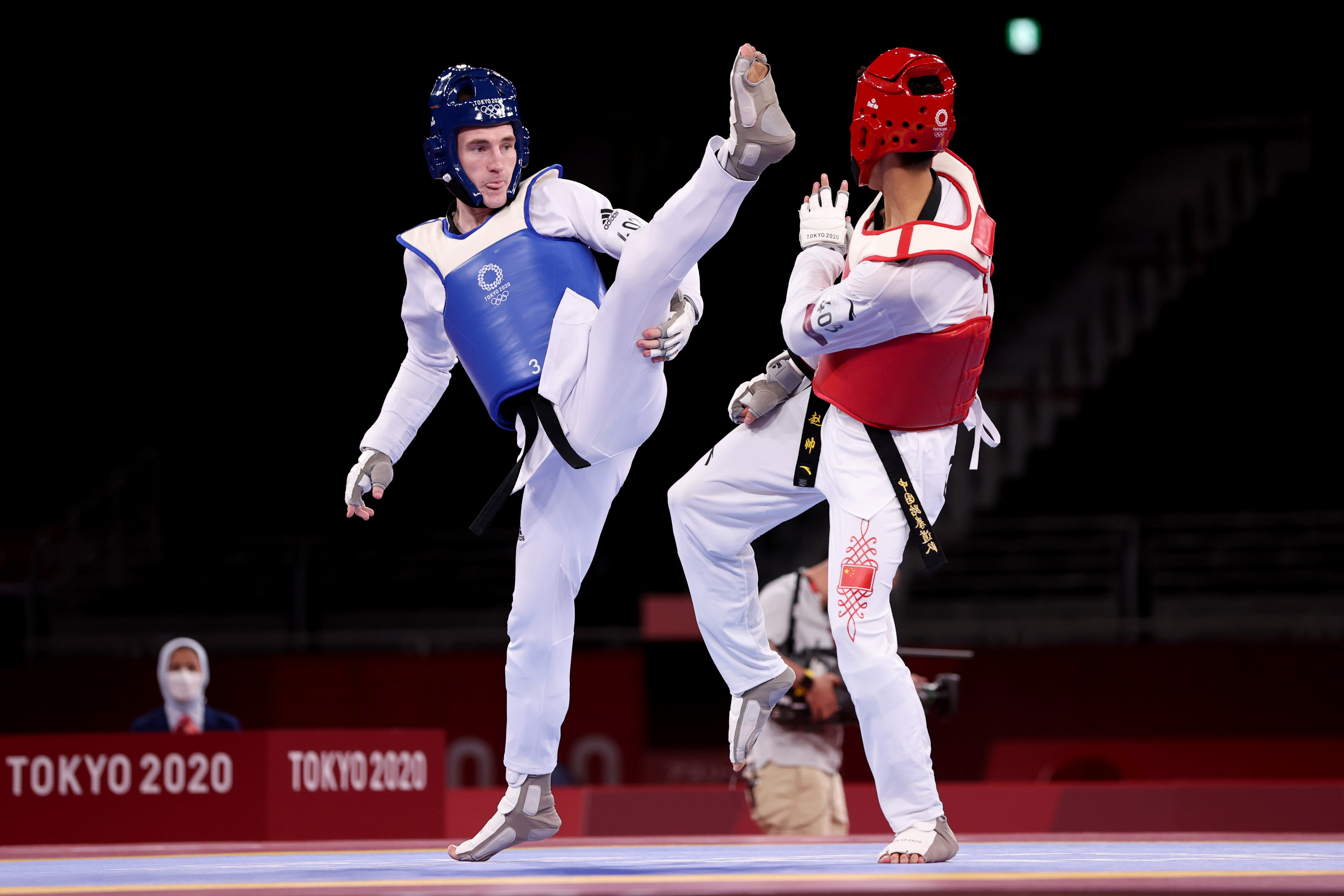 Bradley Sinden competes at Tokyo 2020