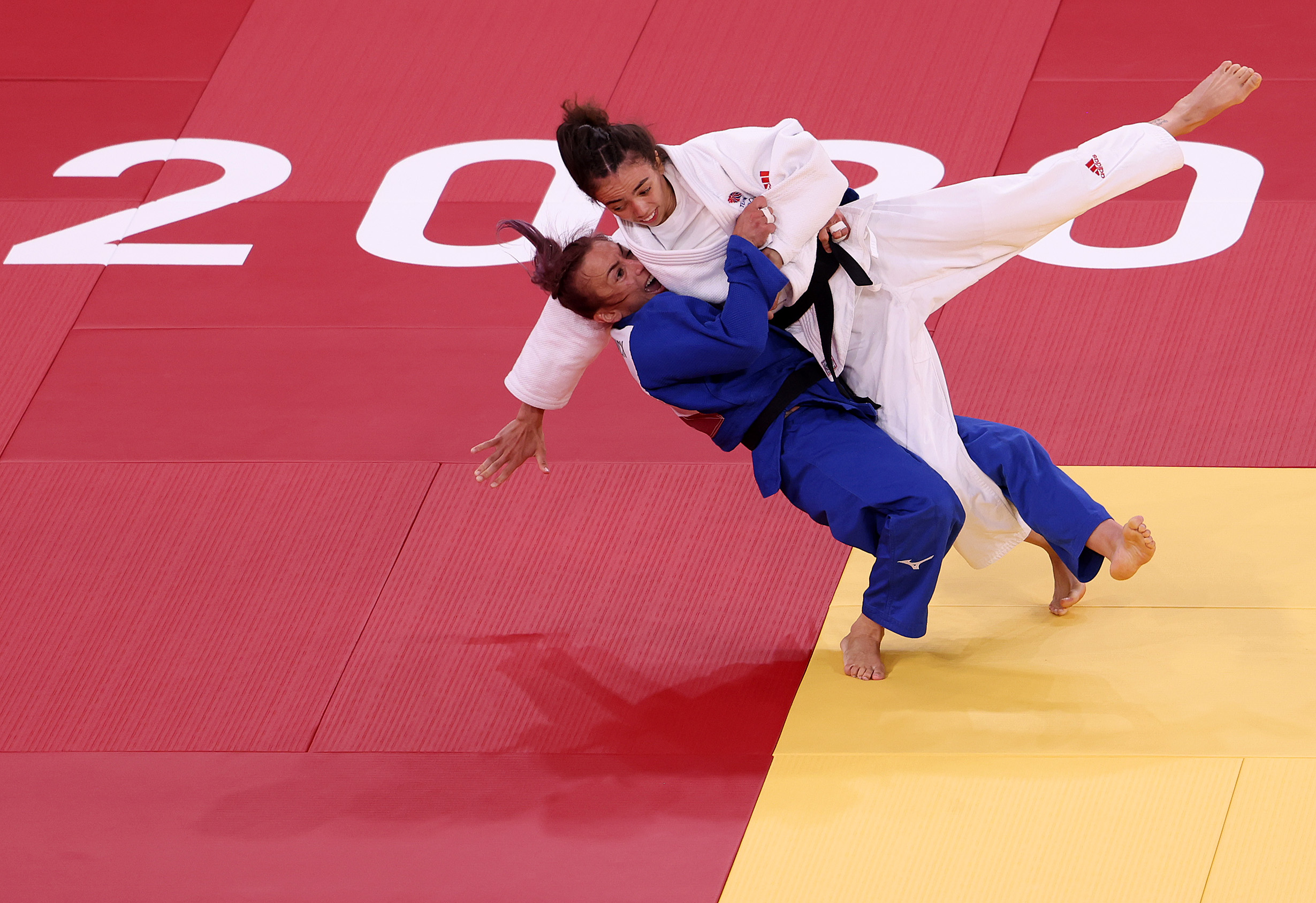 Britain's Chelsie Giles competes at Tokyo 2020