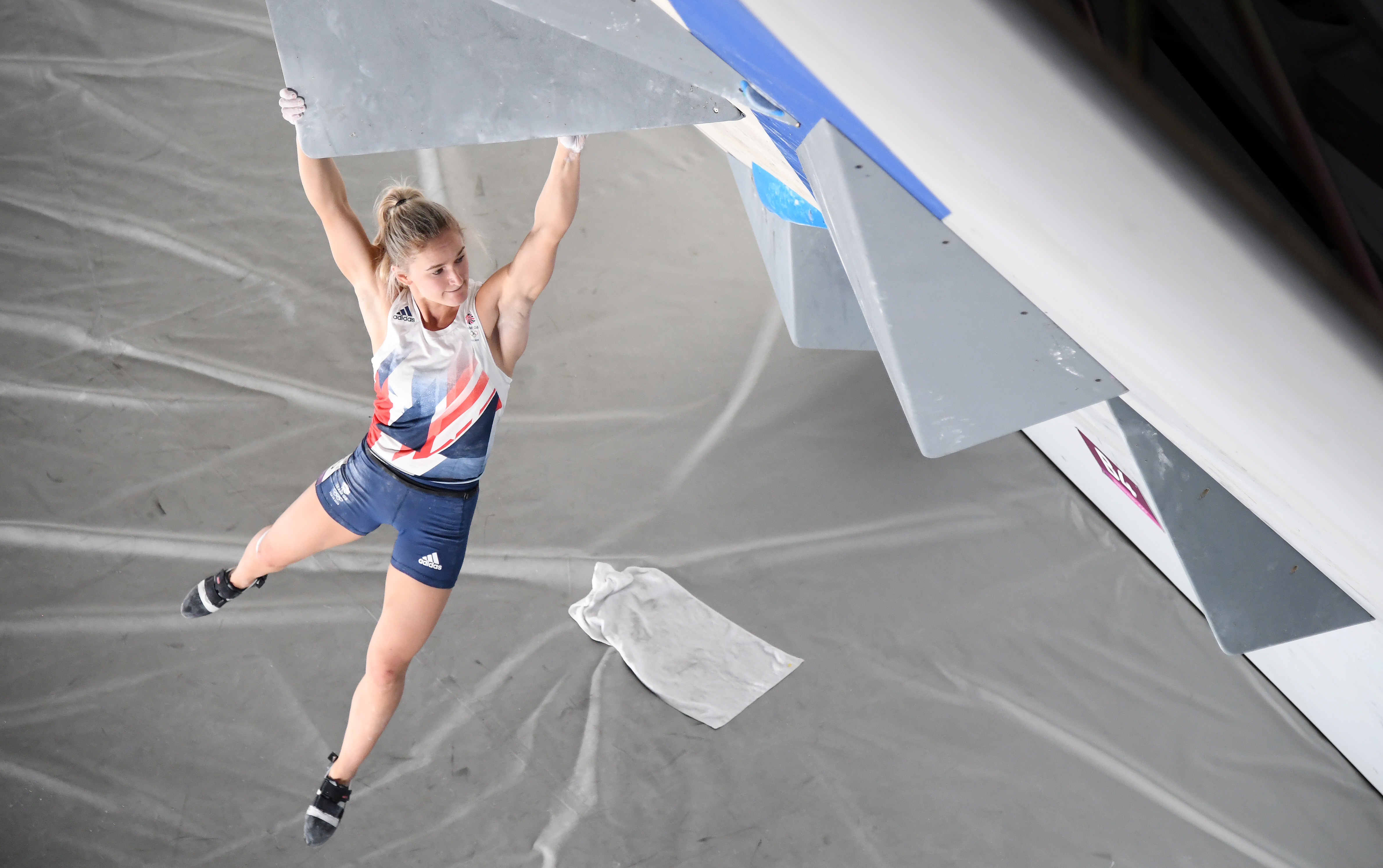 Britains Shauna Coxsey competes at Tokyo 2020