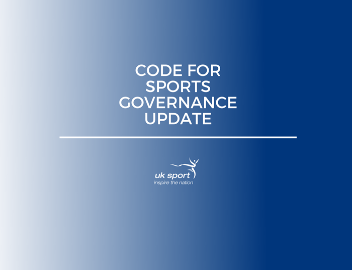 Code for Sports Governance Update