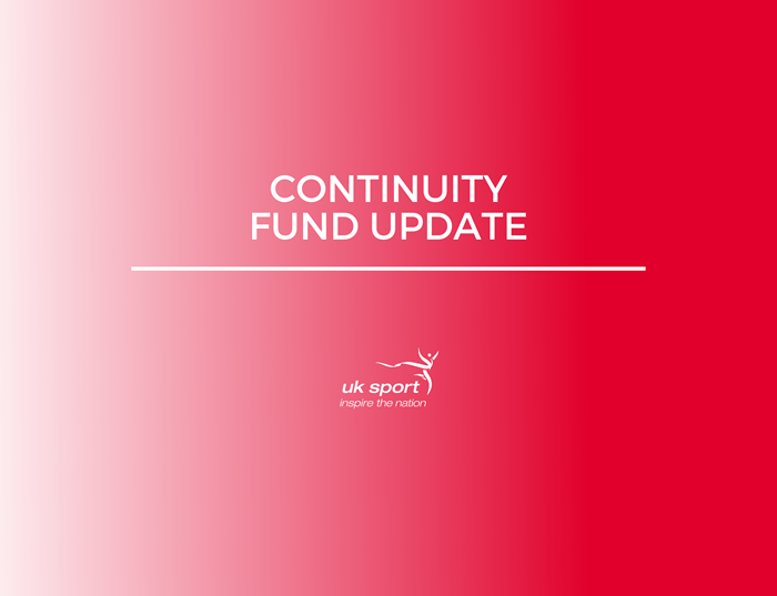 Continuity Fund Update