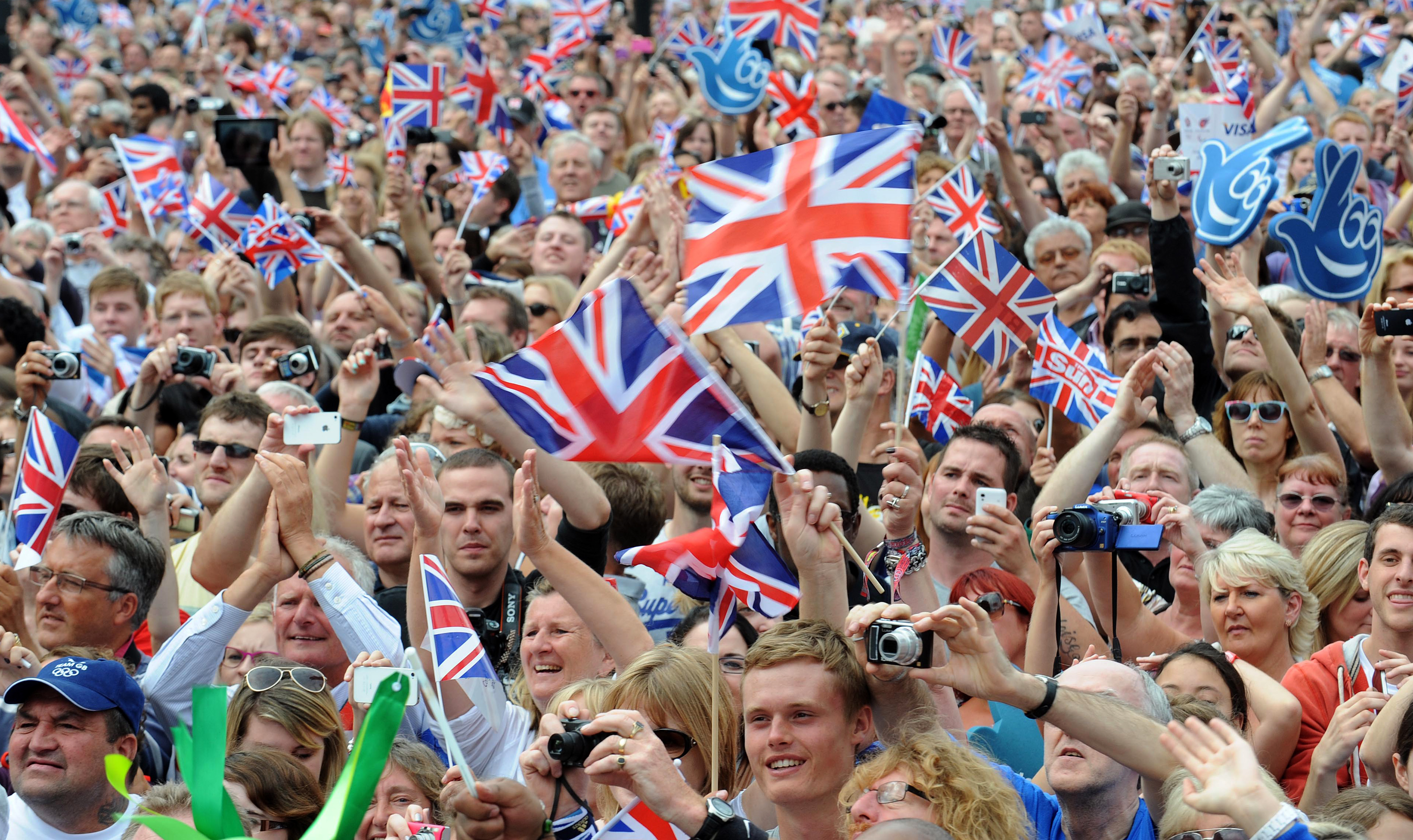 Crowd of people at an event