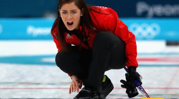 Curler Eve Muirhead at PyeongChang 2018