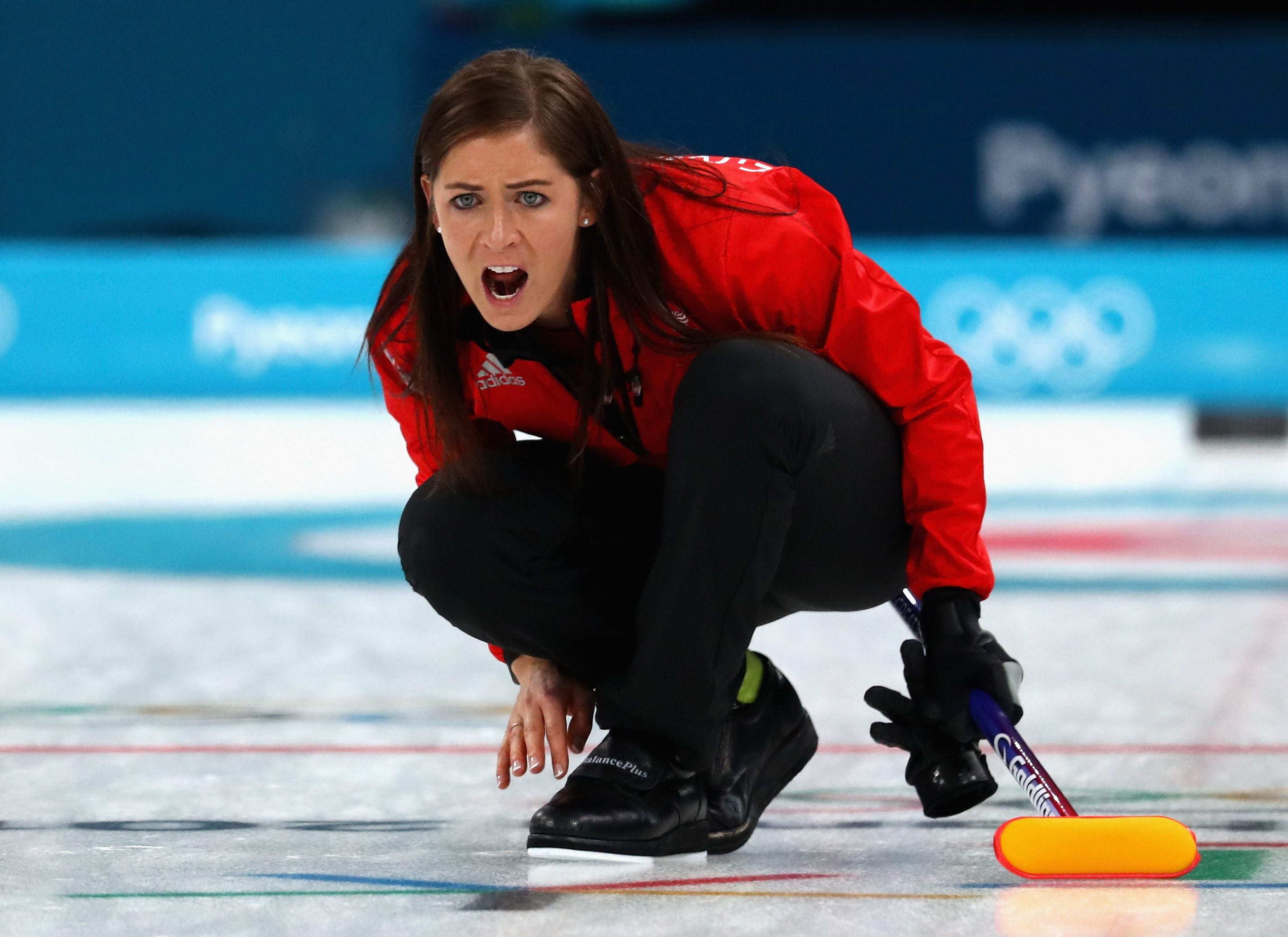 Curler Eve Muirhead at PyeongChang 2018