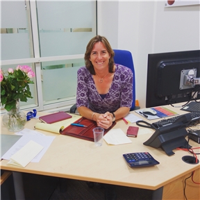 Dame Katherine Grainger in her office at UK Sport
