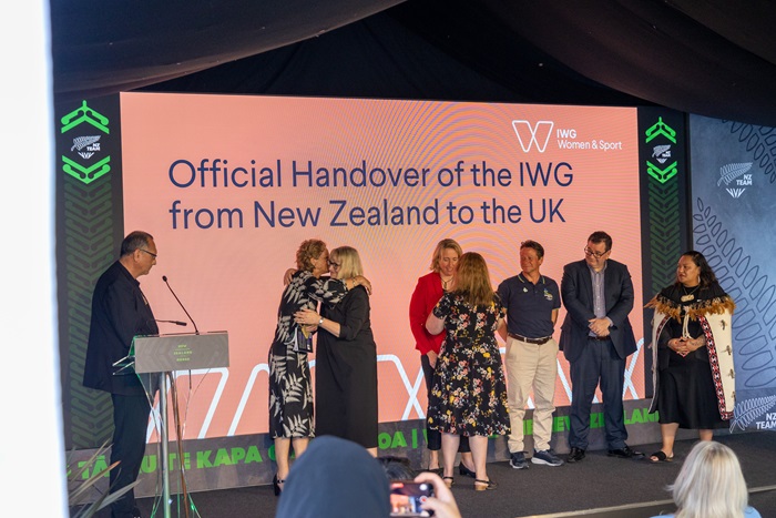 Official Handover of the IWG from New Zealand to the UK.