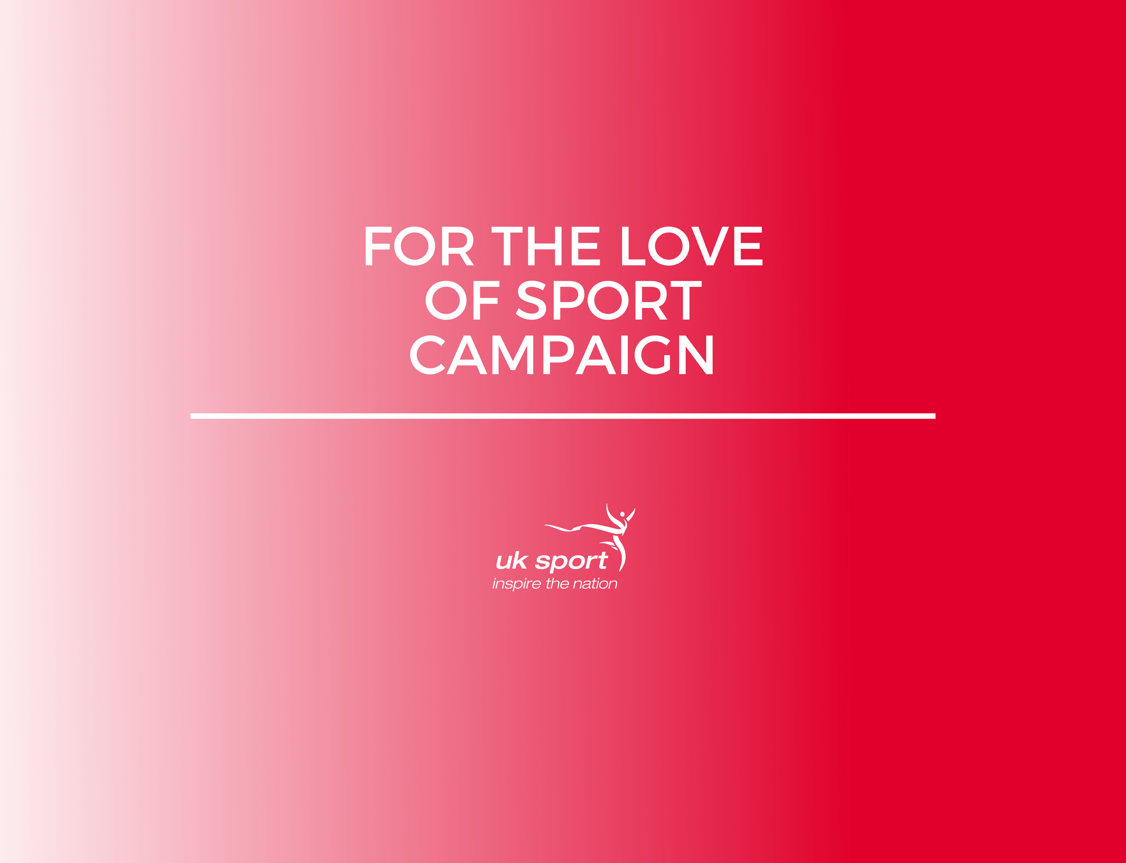 For the Love of sport - fans back at stadiums campaign