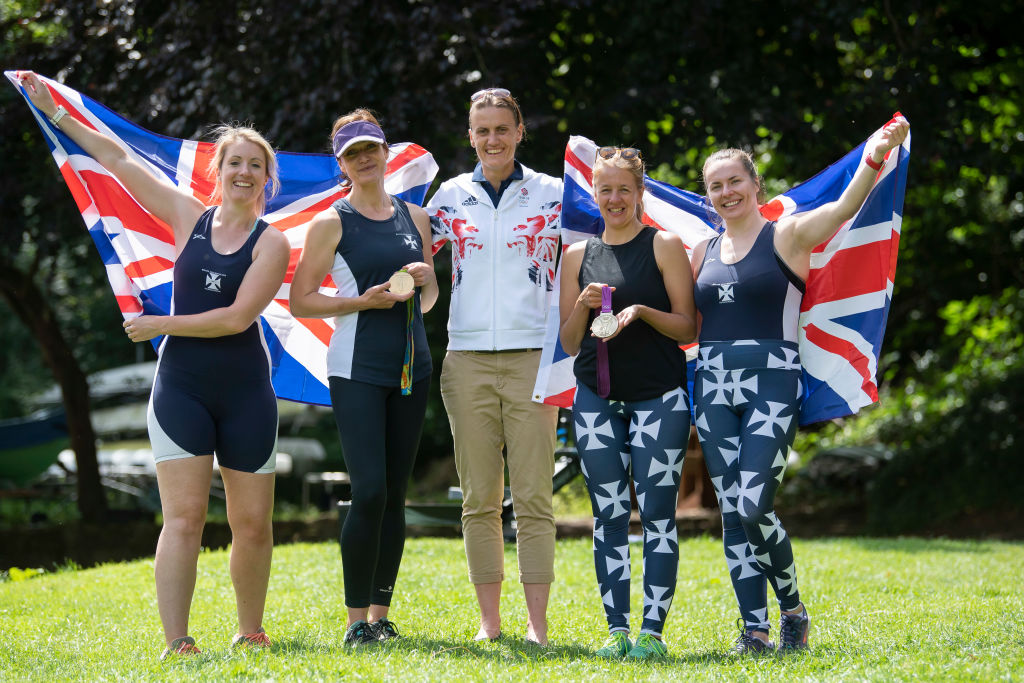 Heather Stanning visits Bristol rowing club