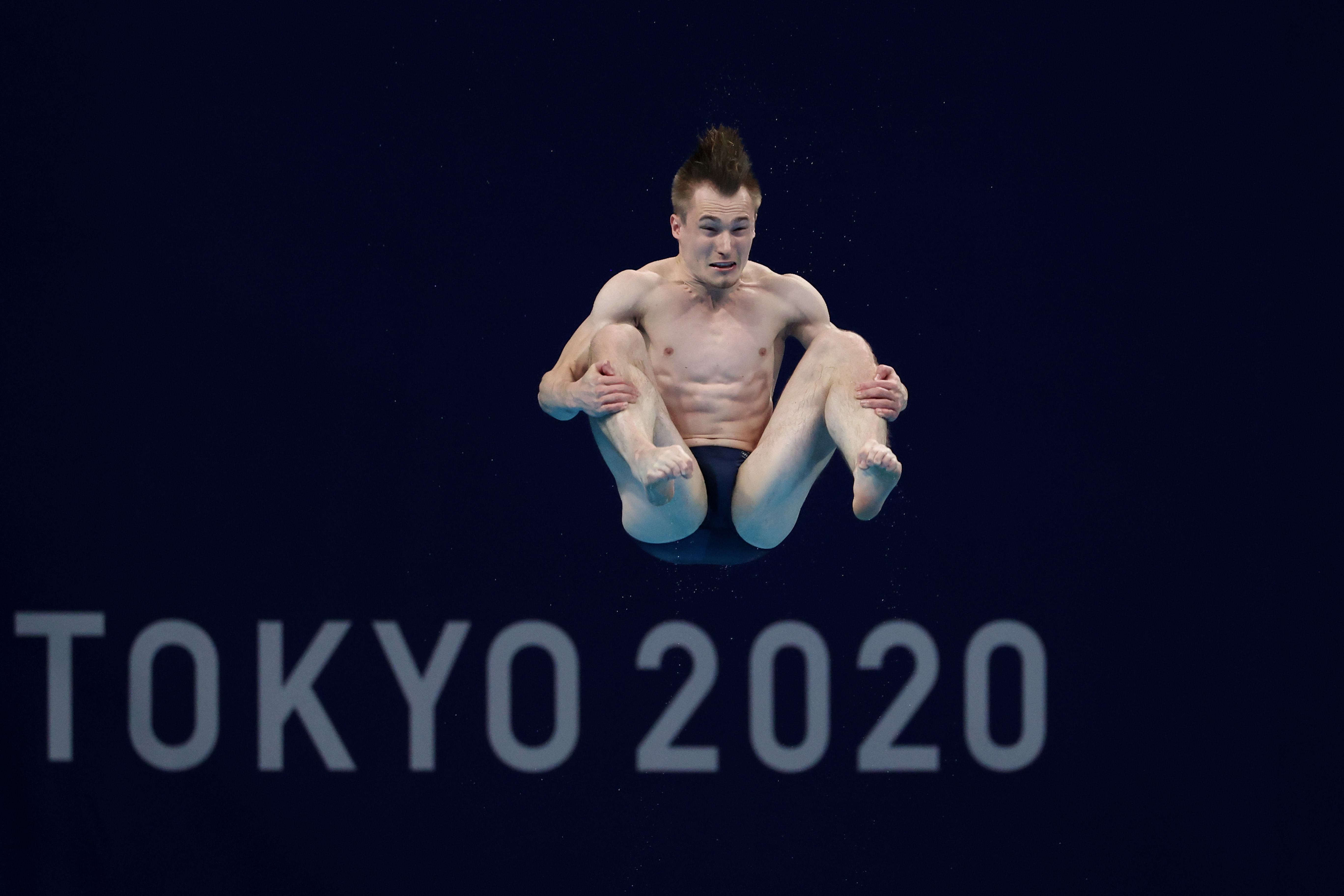 Jack Laugher competes at Tokyo 2020