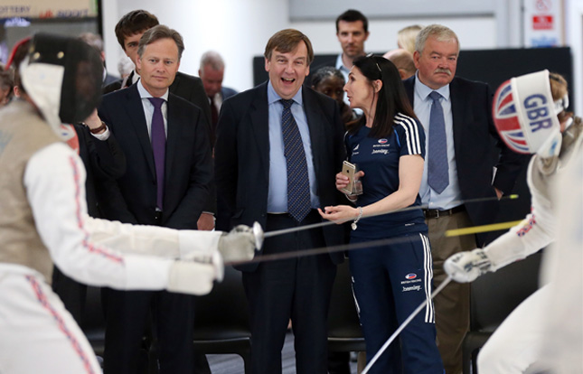 Opening of British Fencing Training Centre
