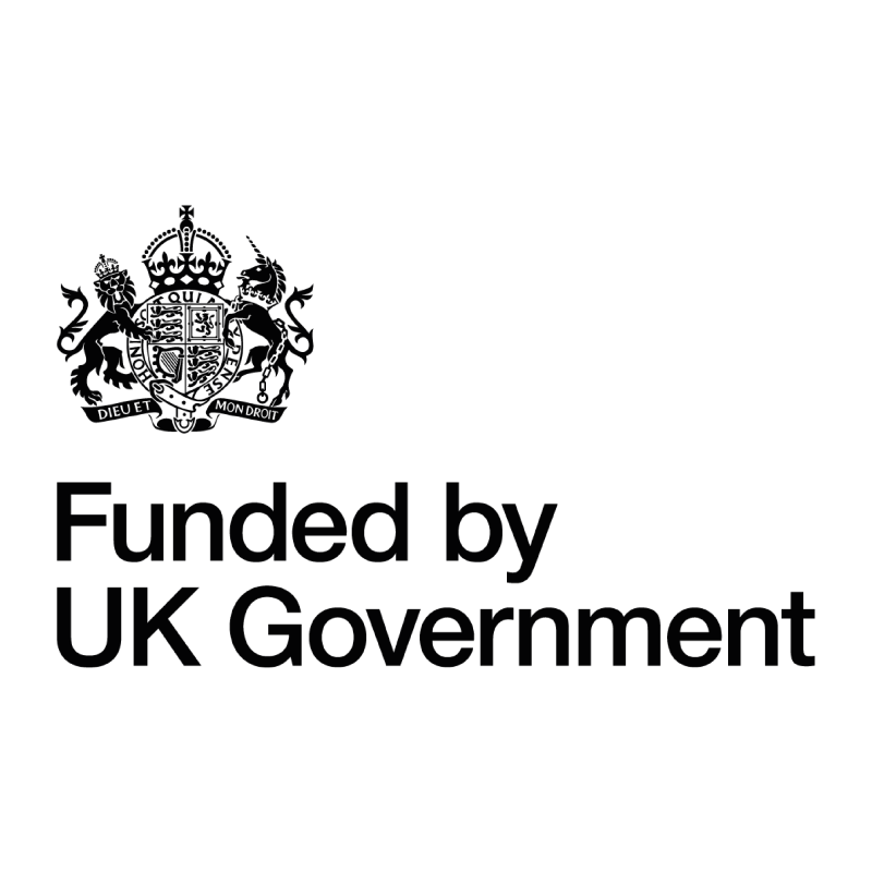 Funded by UK Government logo