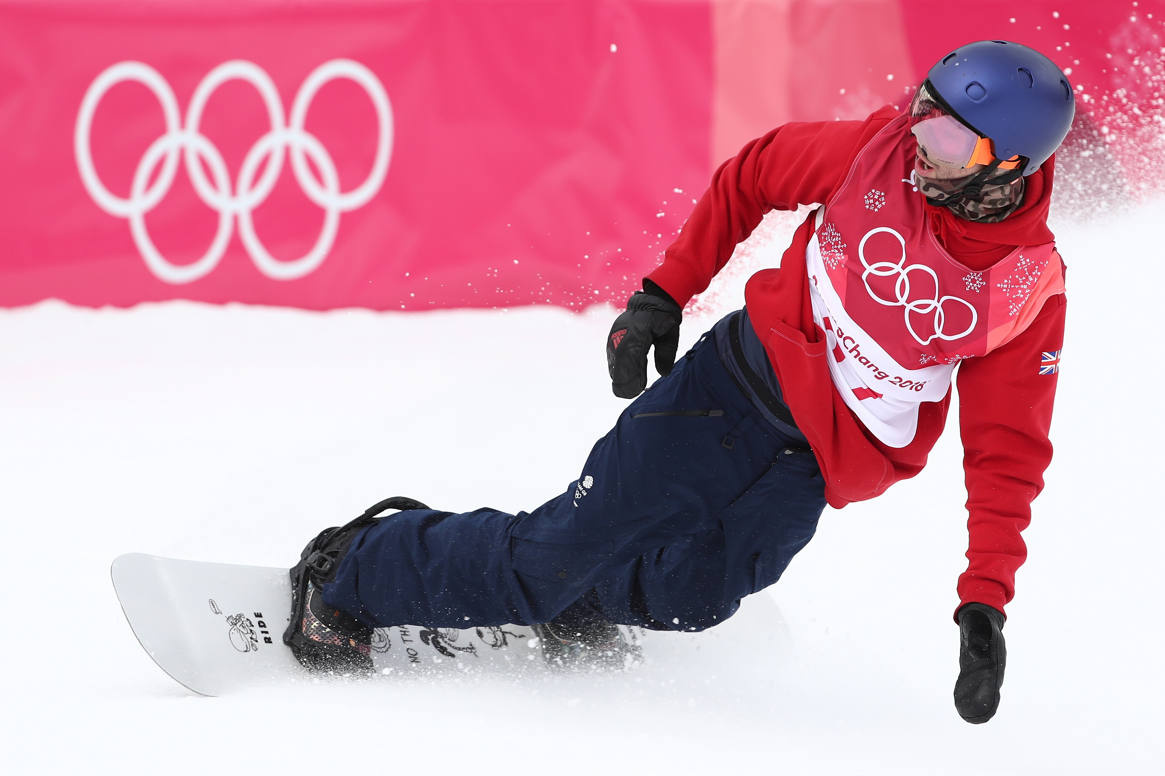 Snowboarder Billy Morgan at the 2018 Winter Olympics