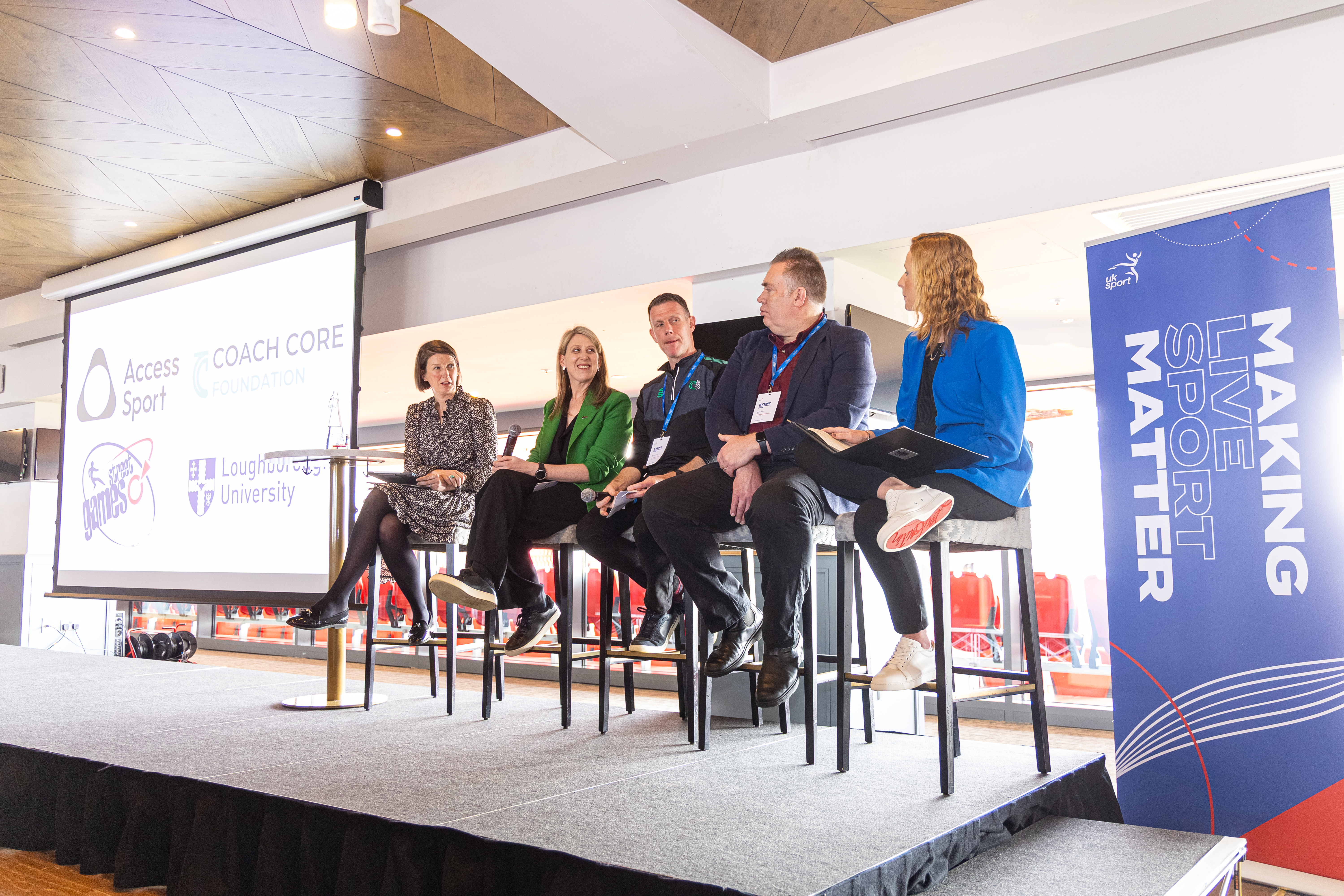 Social Impact Partners on stage for a panel at Event Partners Day 2025