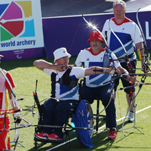 British para archery athletes competing at London 2012