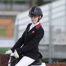 British Para equestrian dressage athlete in action