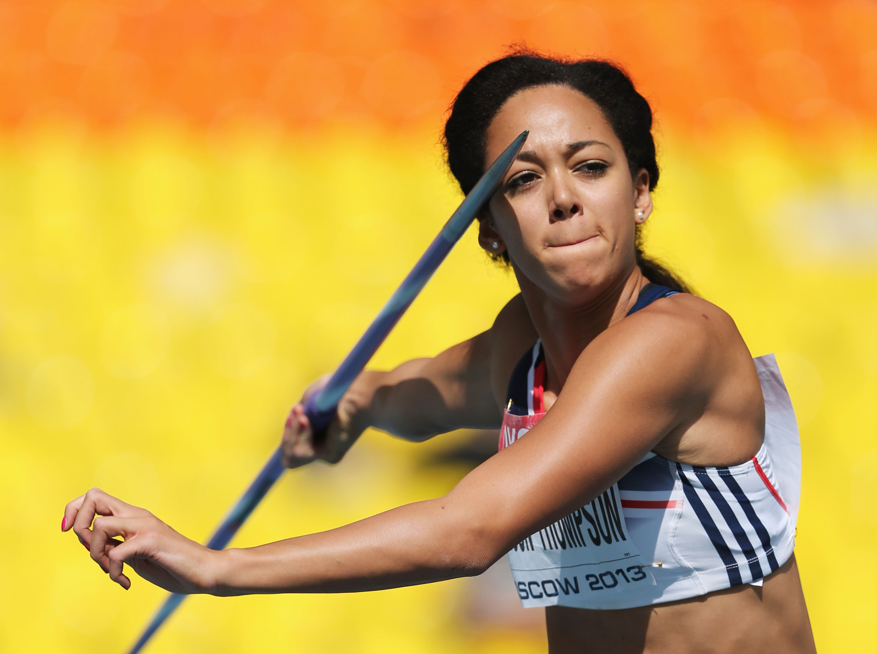 Katarina Johnson-Thompson in action