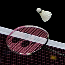 badminton racket and shuttlecock 