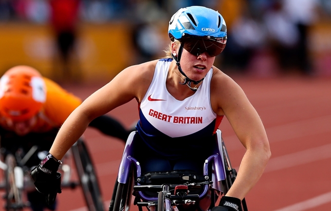 British Para Athletic athlete competing 