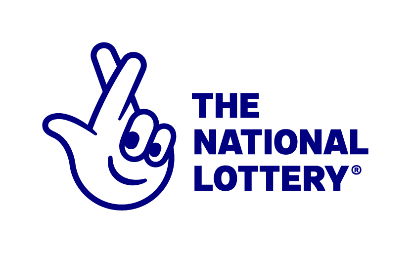 Fingers Crossed with eyes logo which is for The National Lottery