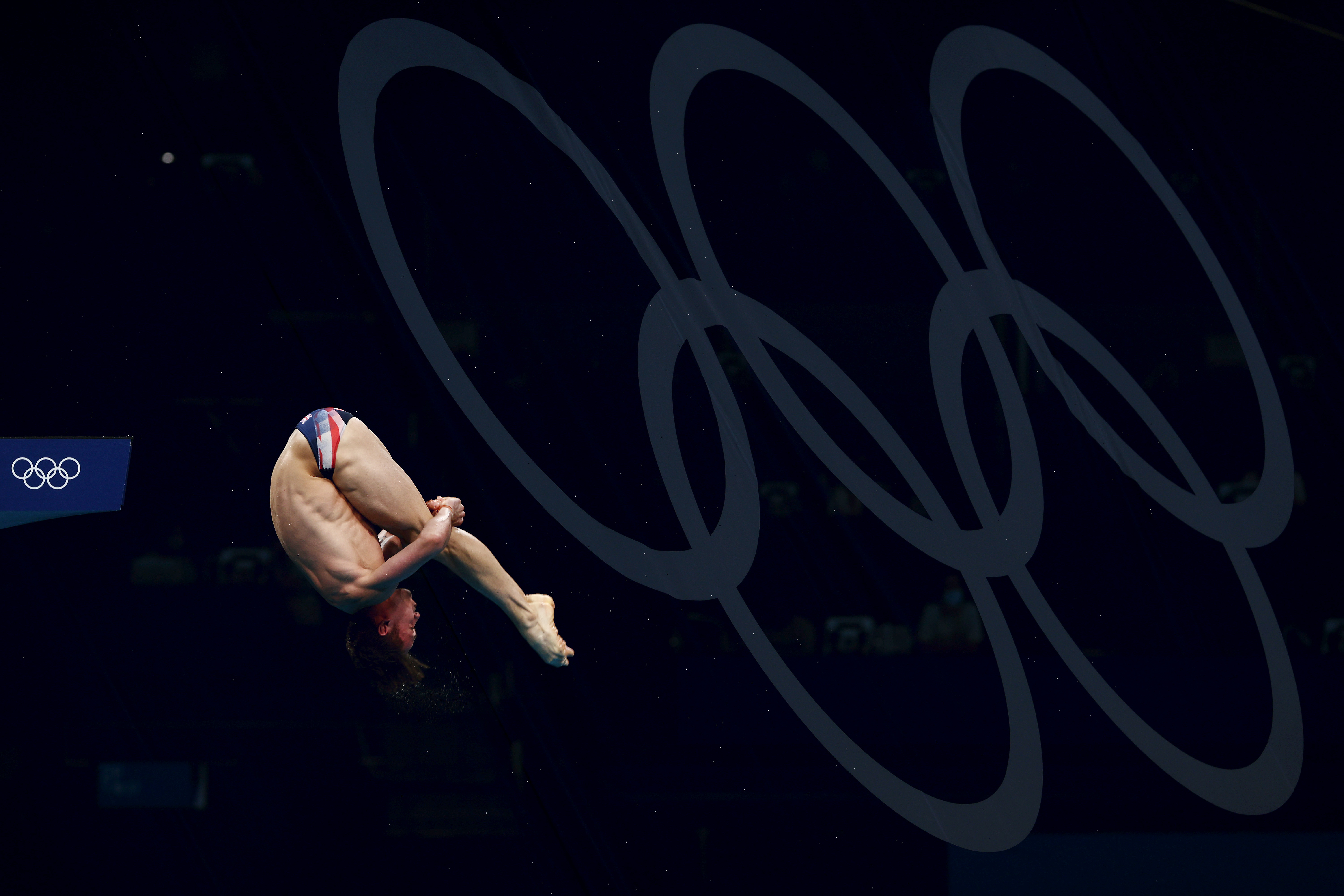 Tom Daley competes at Tokyo 2020