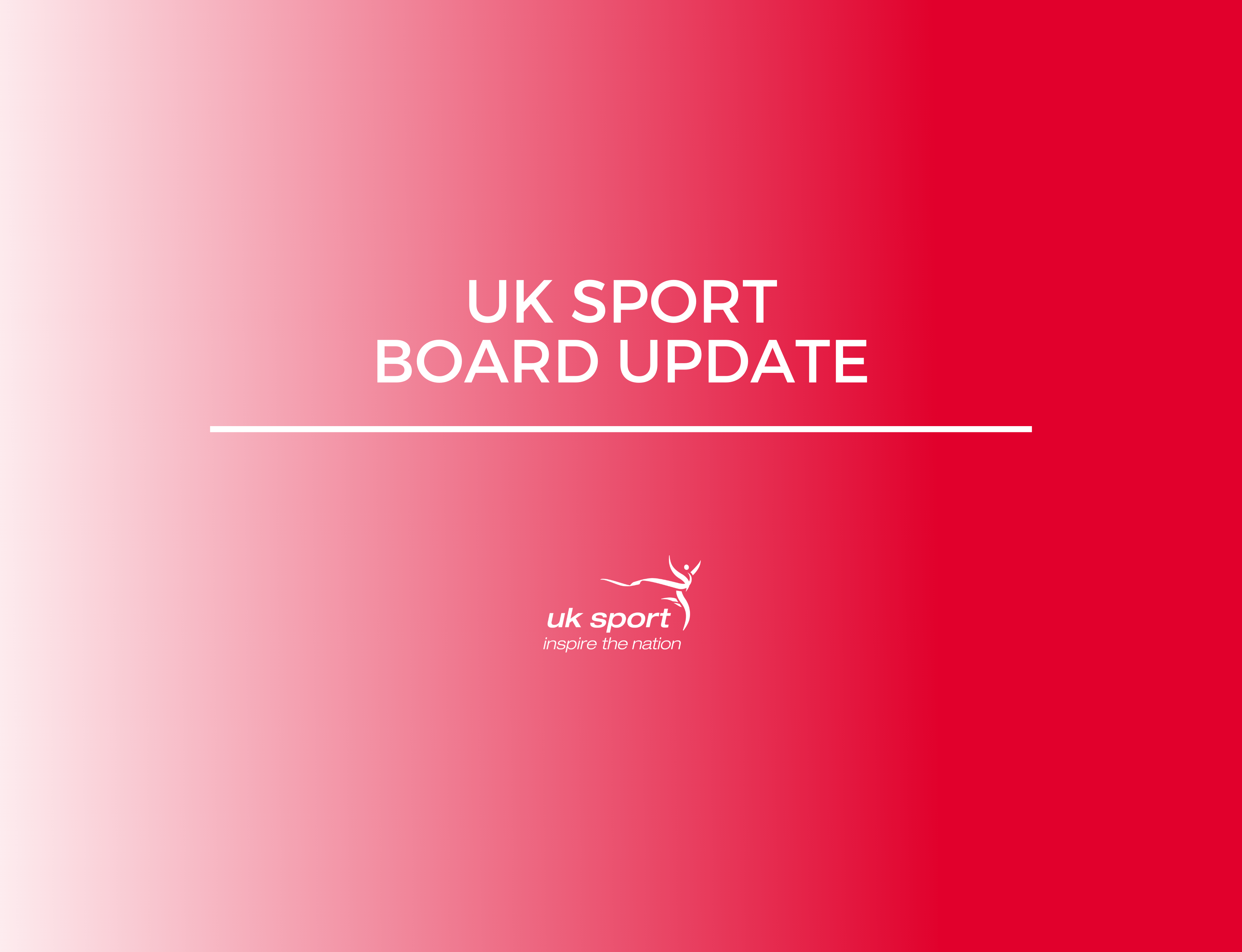 UK Sport Board Update