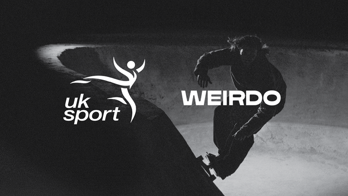 Decoration image with the logos of UK Sport and Weirdo