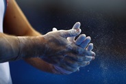 gymnastics close up of hands